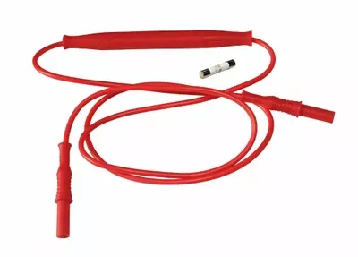 15330-IEC-0A5 Fused 0.5A 4mm Straight Shrouded Banana Plug Lead
